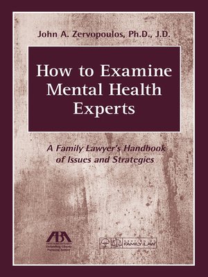 cover image of How to Examine Mental Health Experts